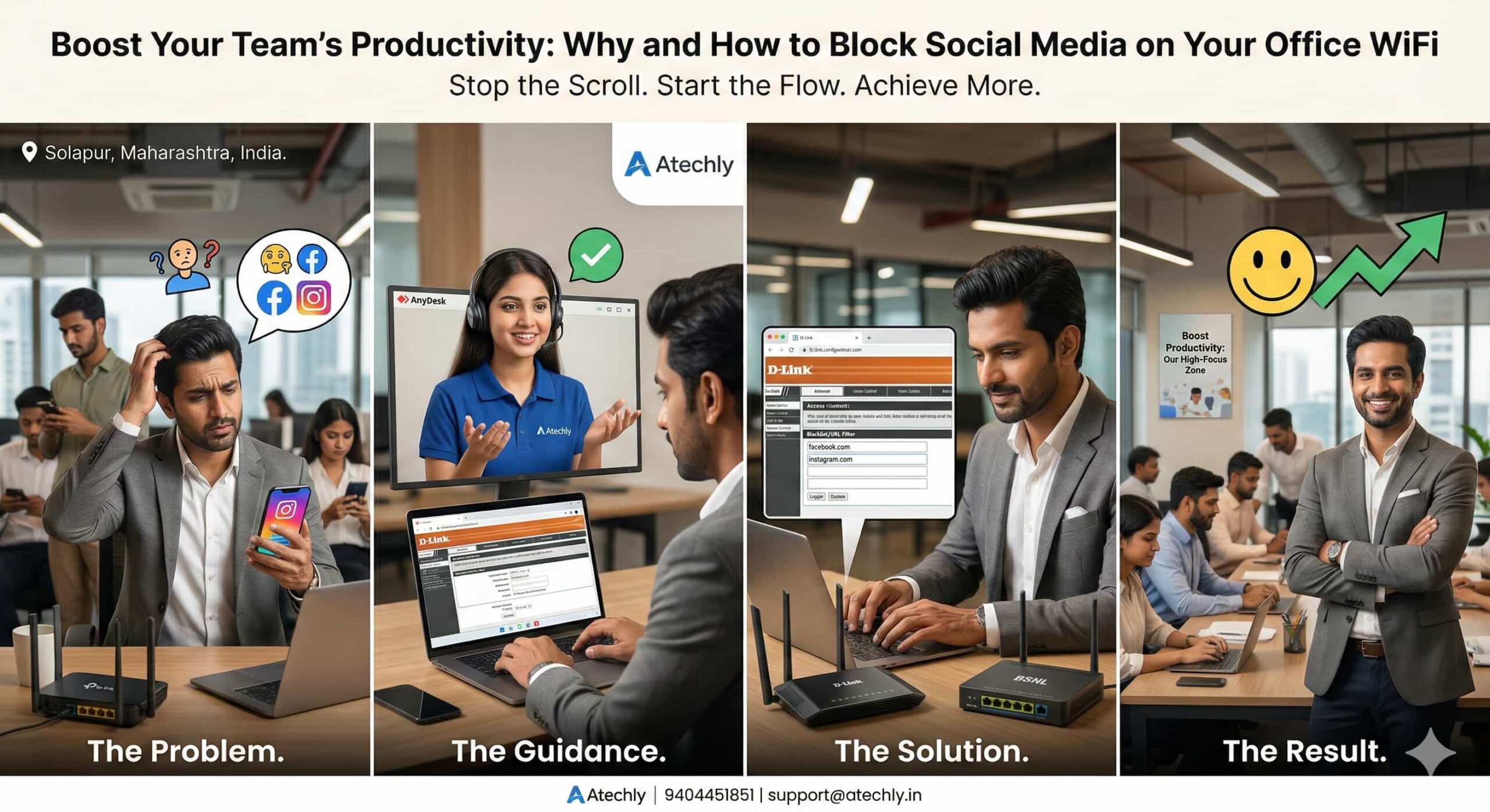 how to block social media on office wifi